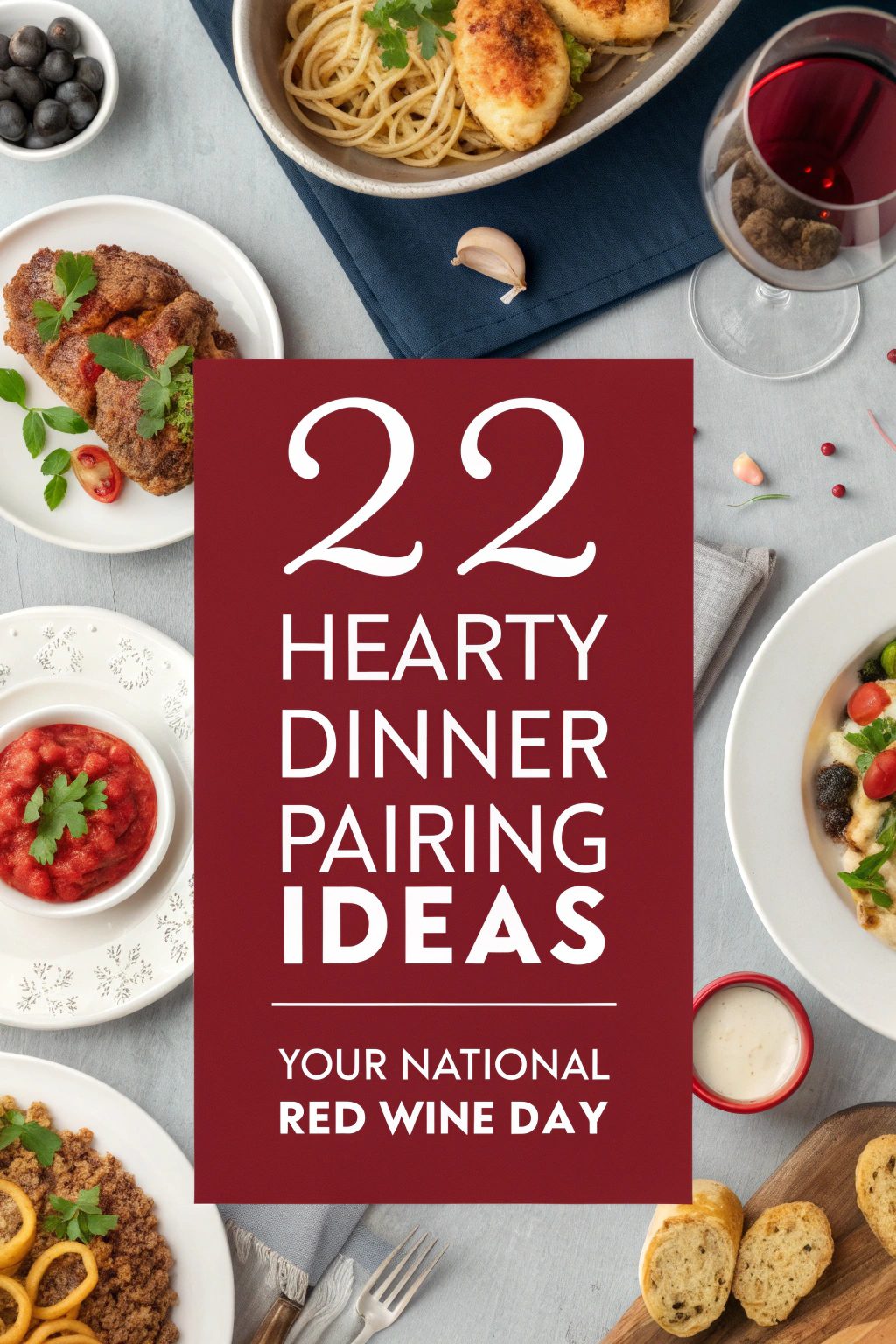 Hearty Dinner Pairing Ideas for Your National Red Wine Day