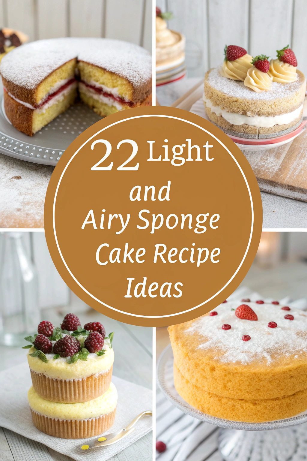 Light and Airy Sponge Cake Recipe Ideas for National Sponge Cake Day
