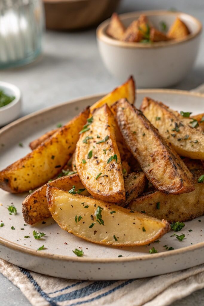 crispy potato wedges recipe