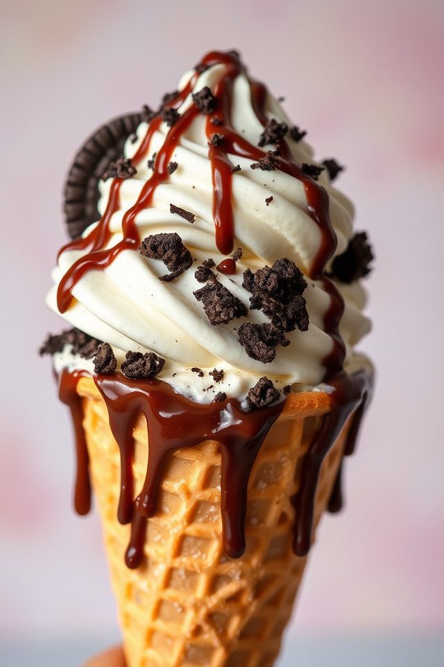 crispy cone creamy indulgence