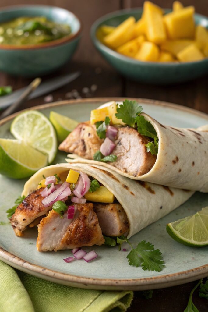 cuban flavors in wraps