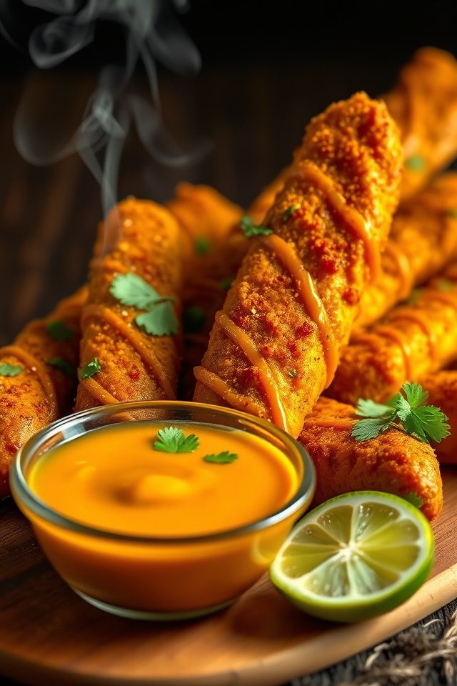 curry chicken protein sticks