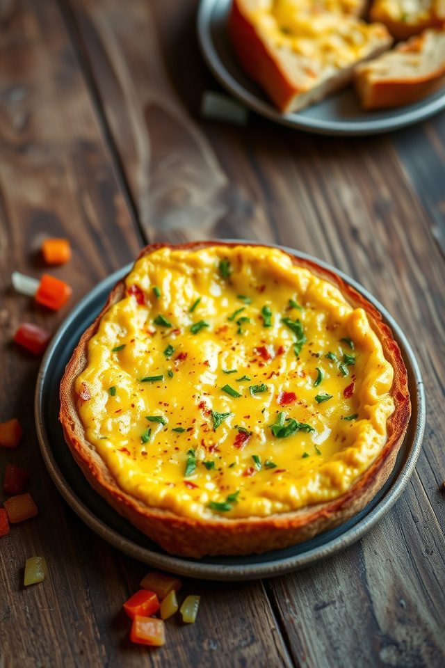 curry spiced cheesy toast