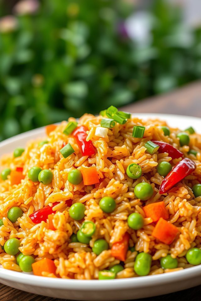 customizable vegan fried rice