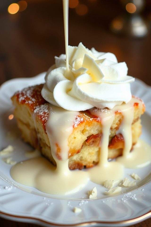decadent bourbon infused bread pudding