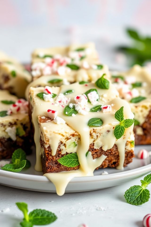 decadent mint infused brownies