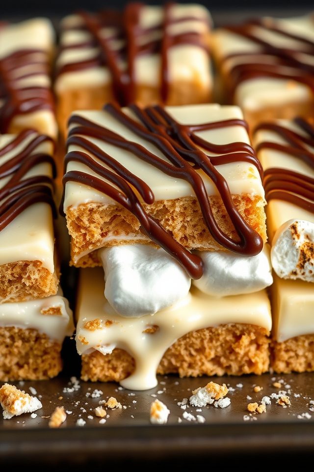 decadent white chocolate bars