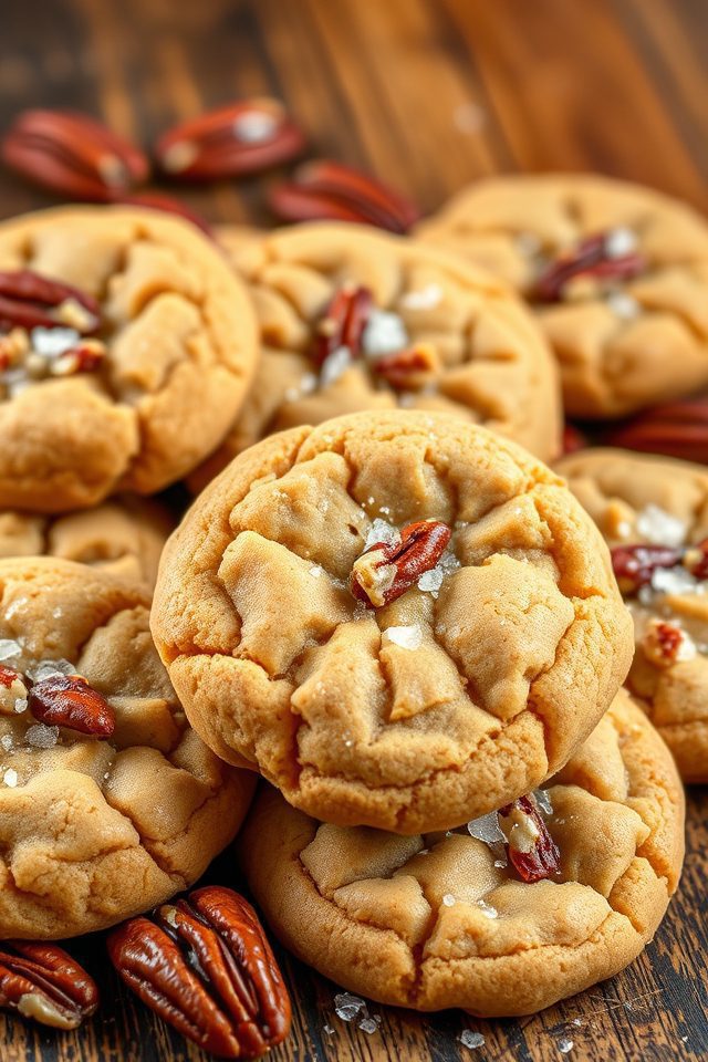 delicious peanut butter pecan cookies