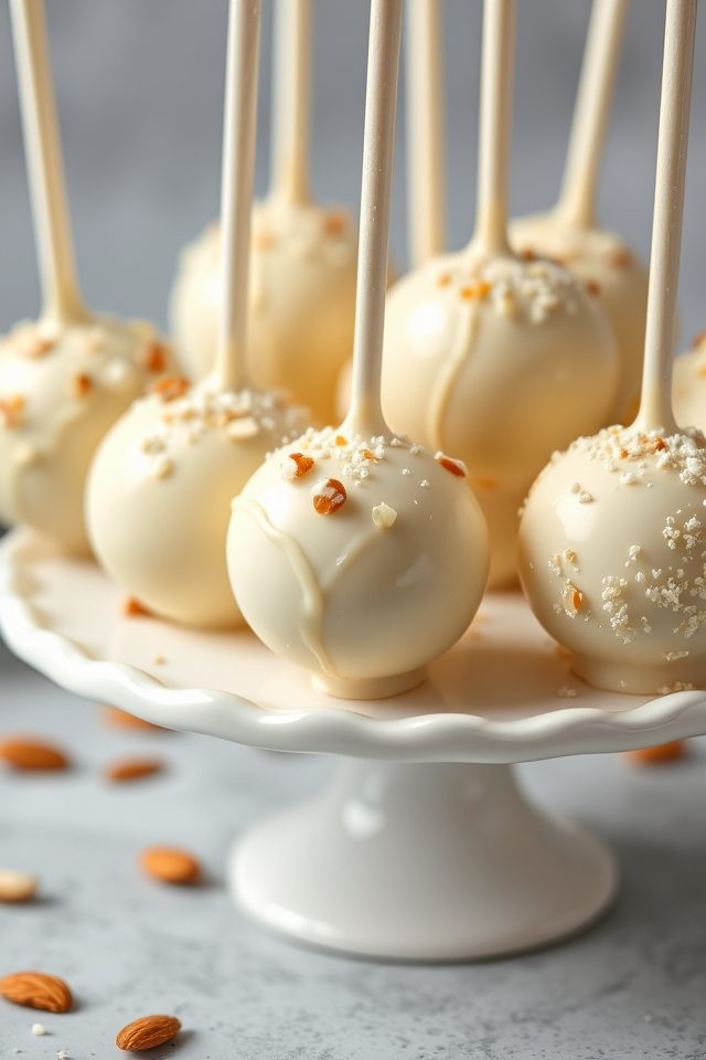delicious white chocolate almond treats