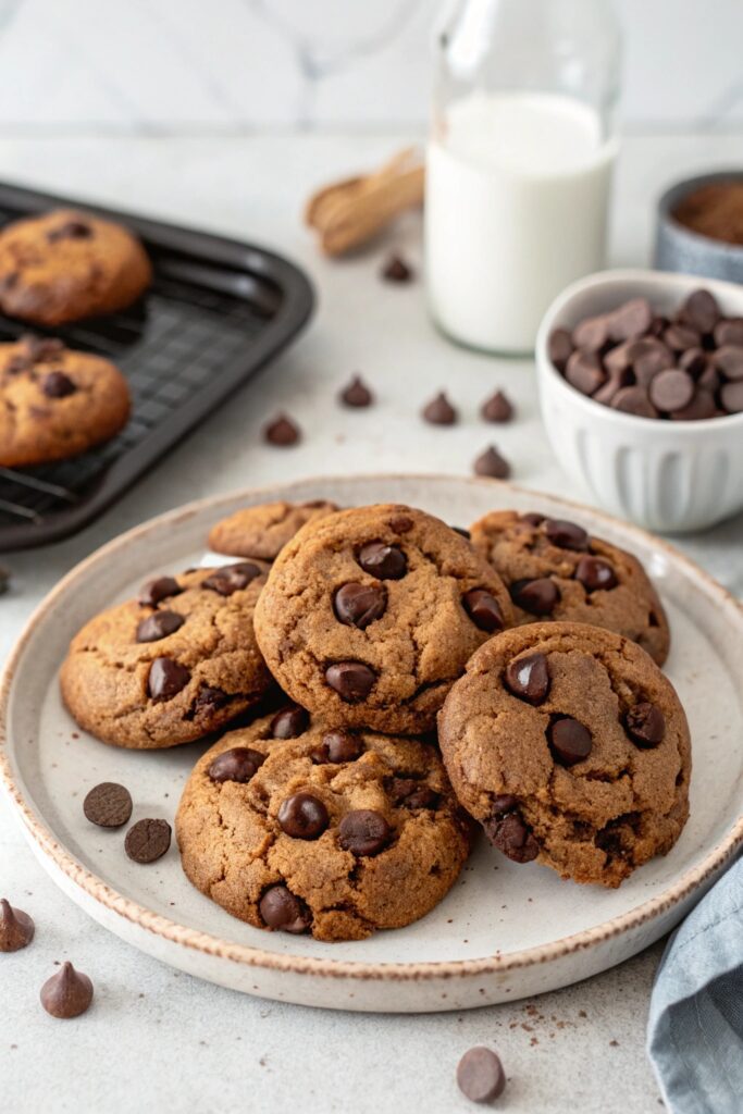 decadent double chocolate cookies