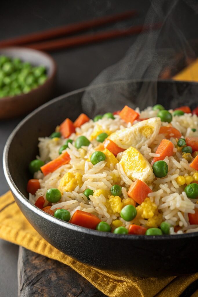 quick nutritious egg fried rice