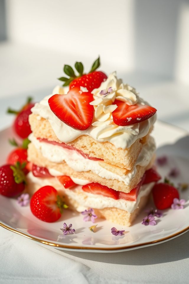 elegant white chocolate dessert