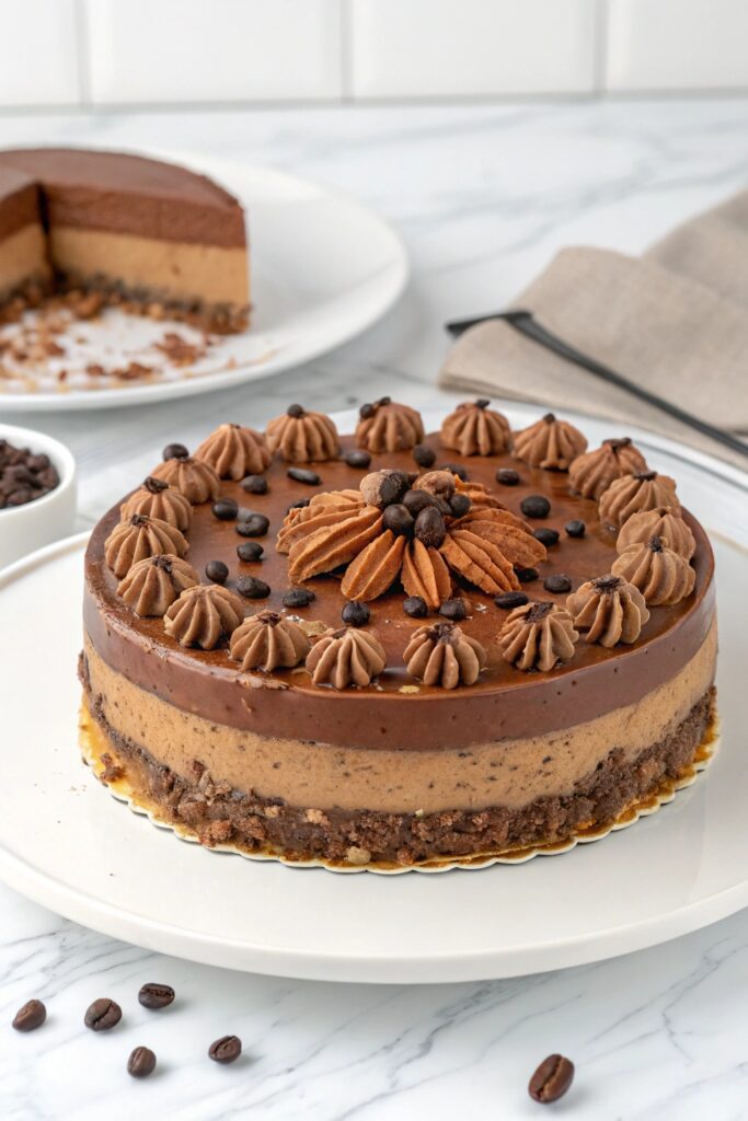 Espresso Pecan Torte With Chocolate Chips