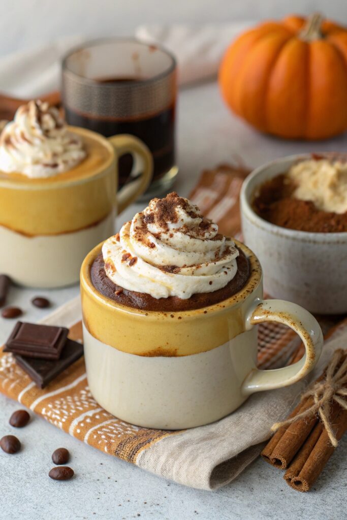 espresso with spiced pumpkin
