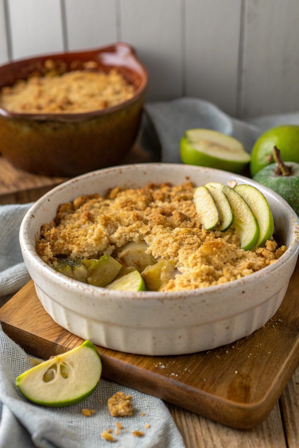 Feijoa and Apple Crumble recipe