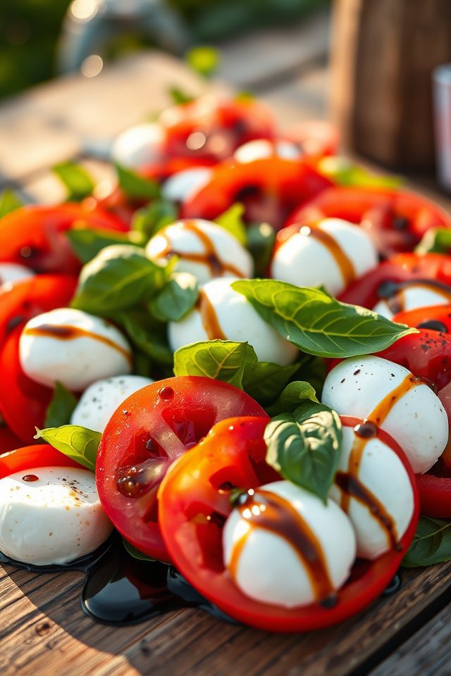 fresh vibrant summer salad