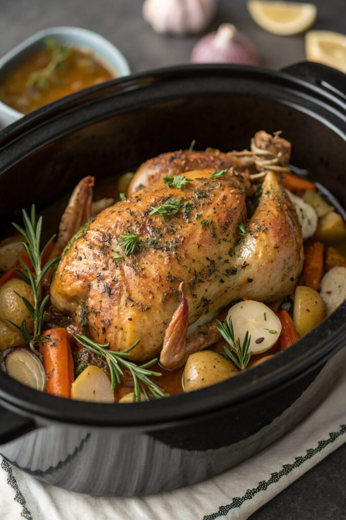 effortless slow cooker chicken