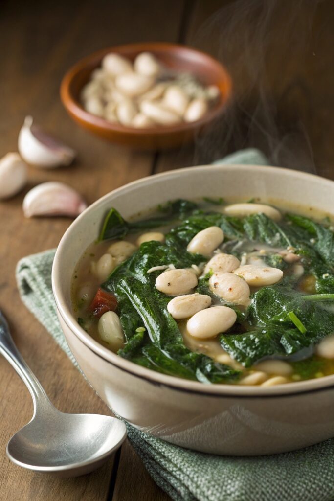 creamy nutritious white bean soup