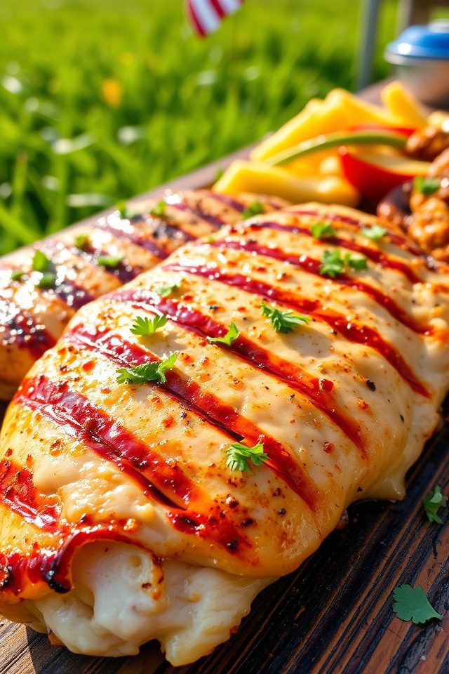 garlic parmesan grilled chicken