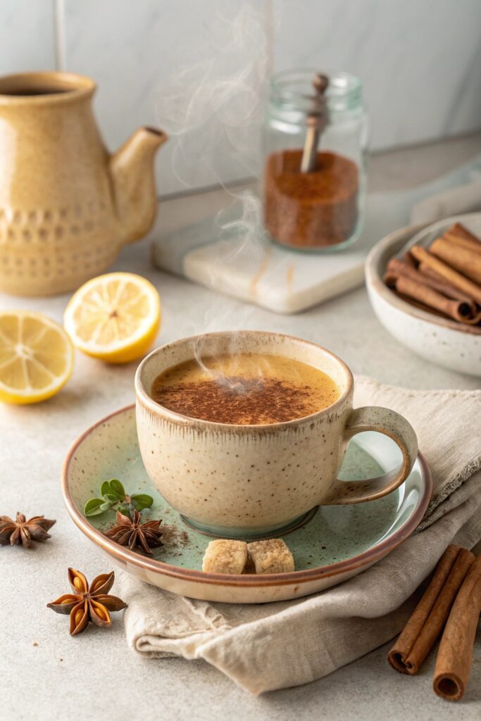 fragrant spiced indian tea