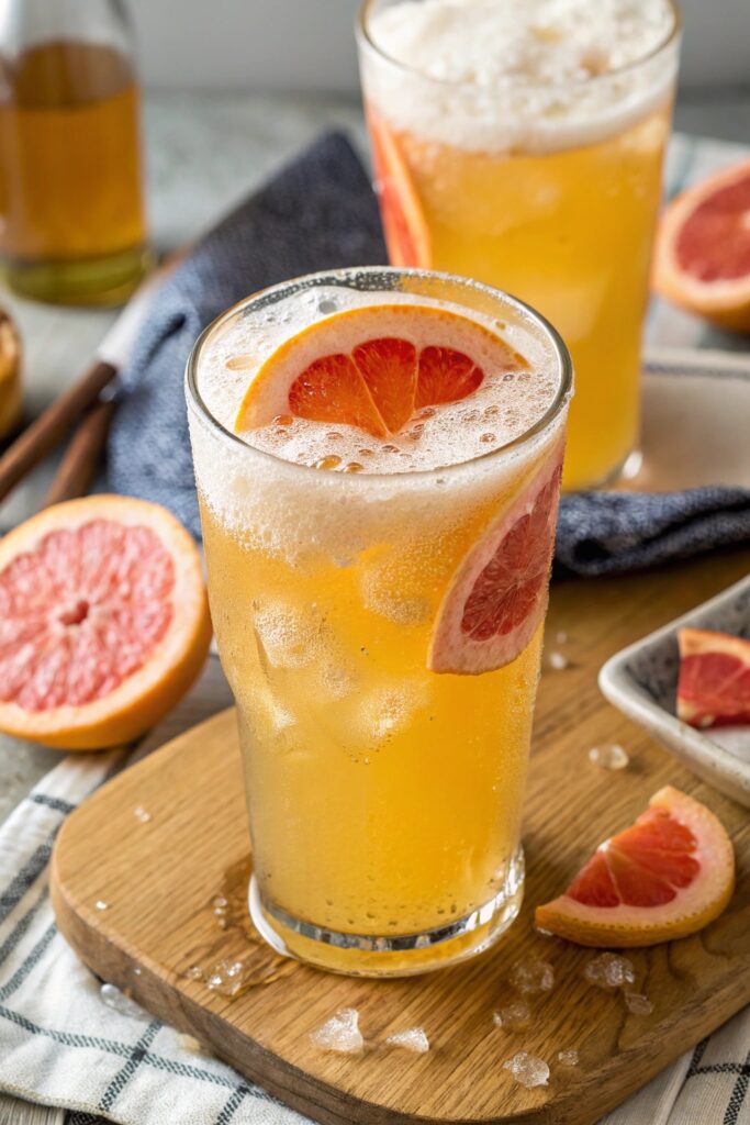 rejuvenating grapefruit beer cocktail