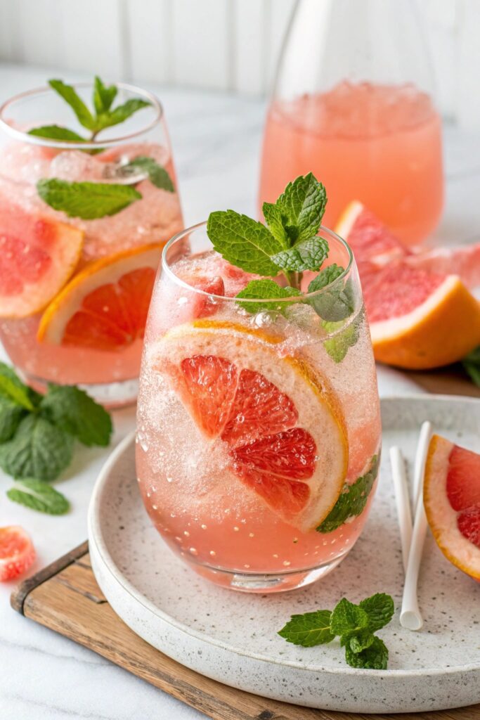 grapefruit prosecco cocktail delight