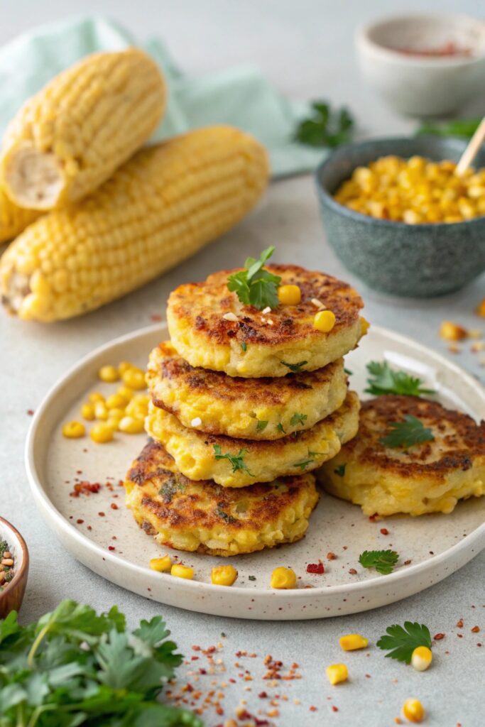 grilled corn fritters recipe