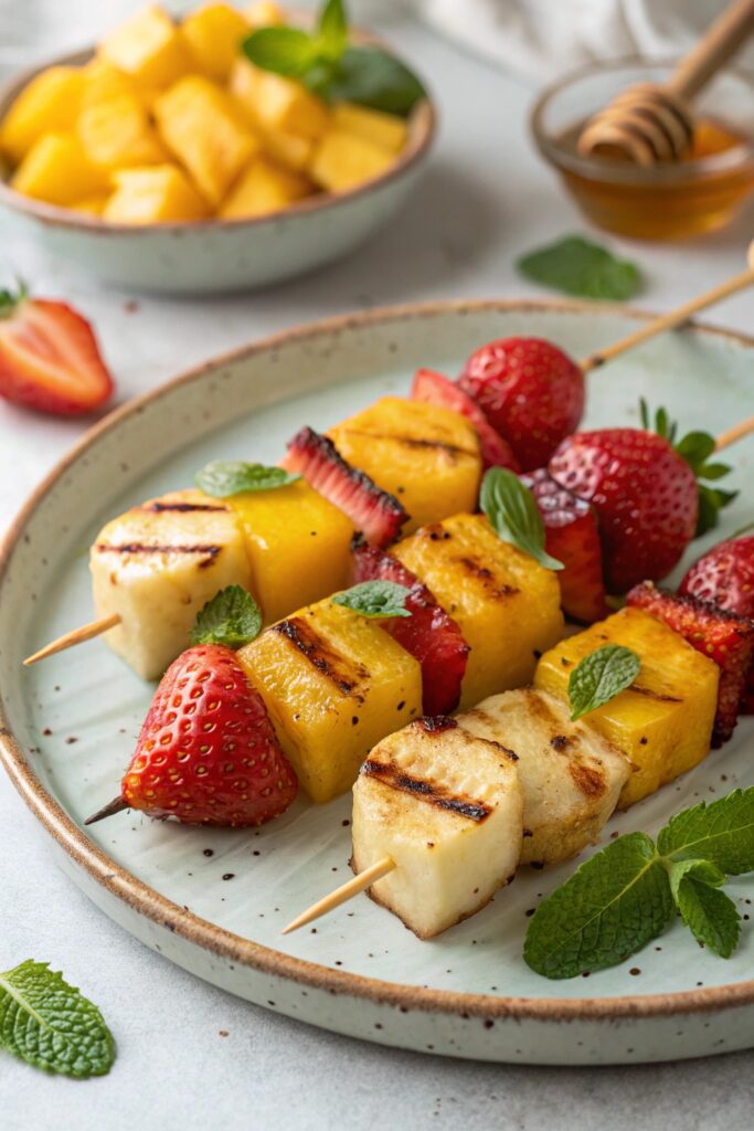 grilled fruit kabobs recipe