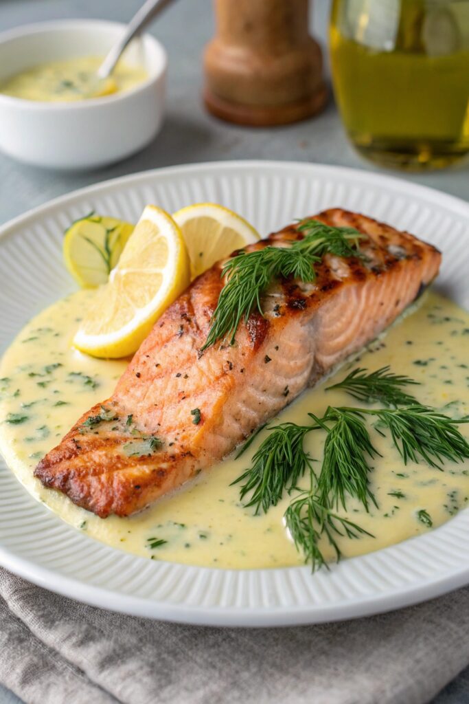 grilled salmon with pinot noir