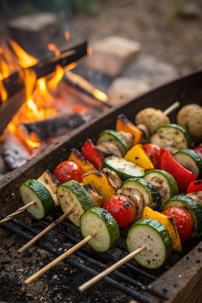 grilled veggie skewers recipe