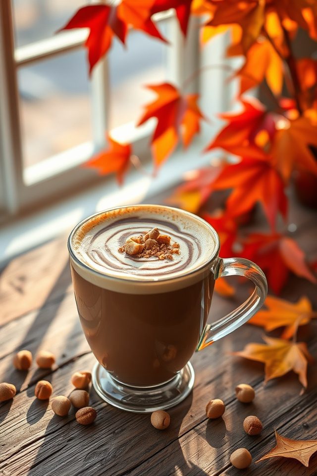 hazelnut mocha delight drink
