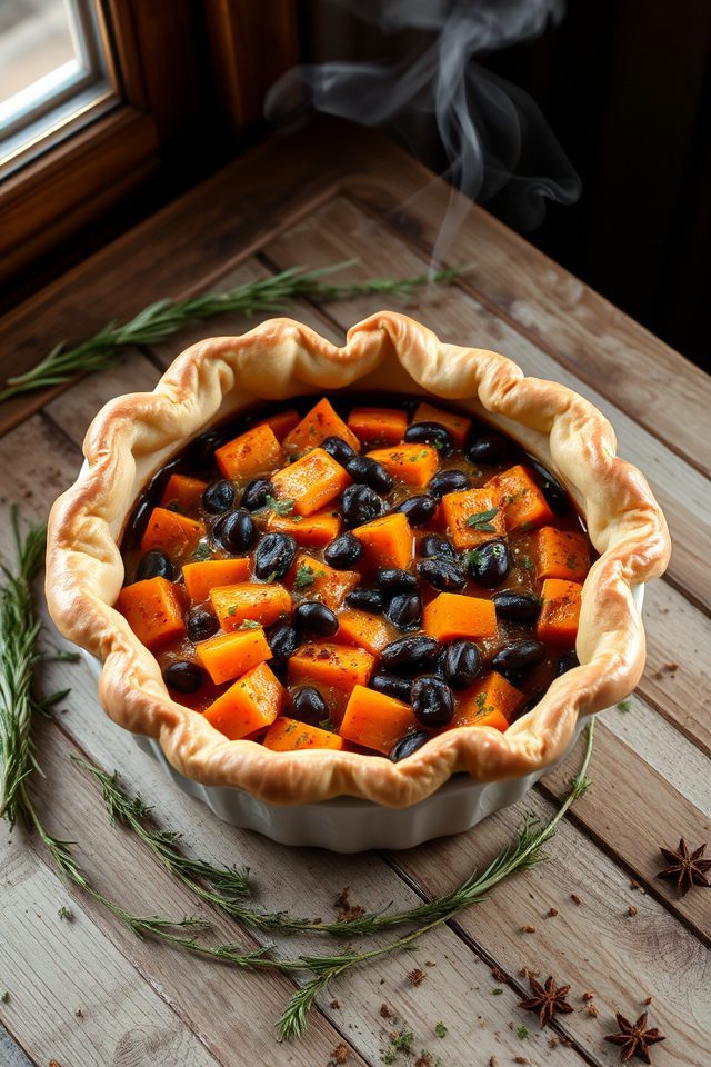 hearty vegetarian pot pie