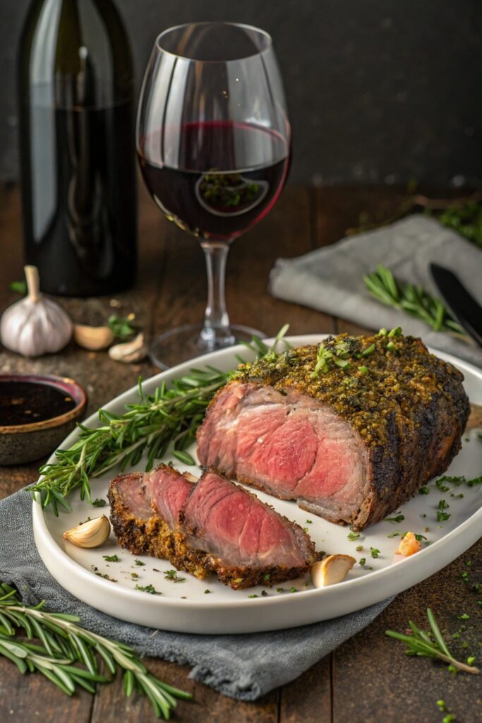 herb crusted prime rib pairing