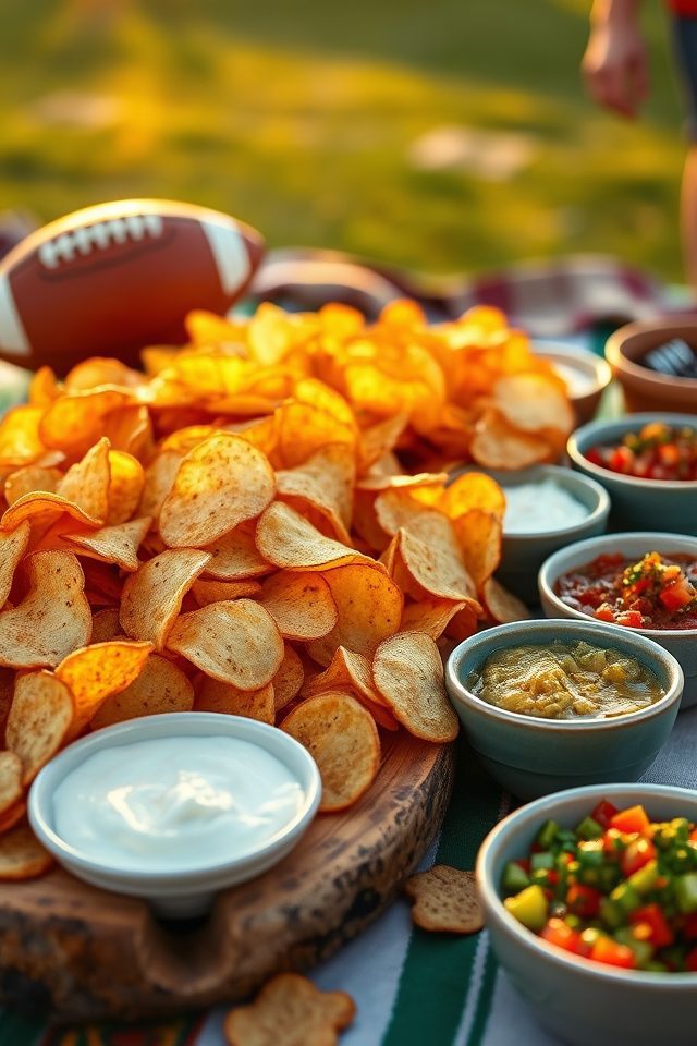 homemade crispy potato chips