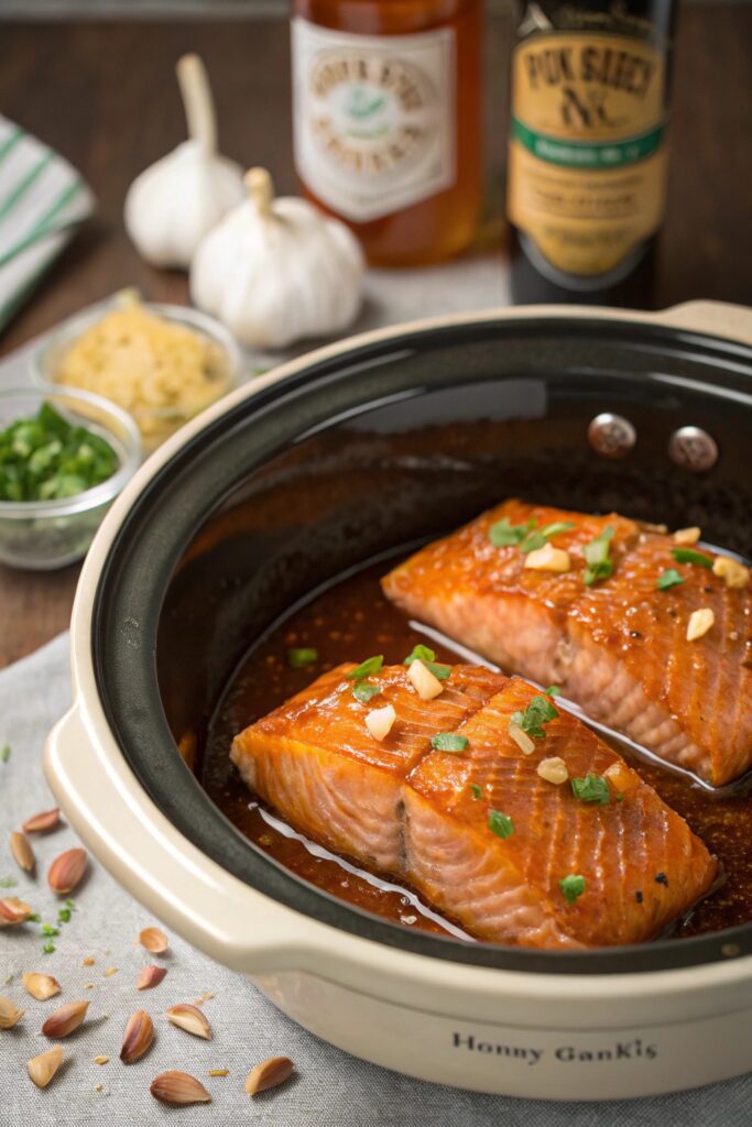 effortless honey garlic salmon