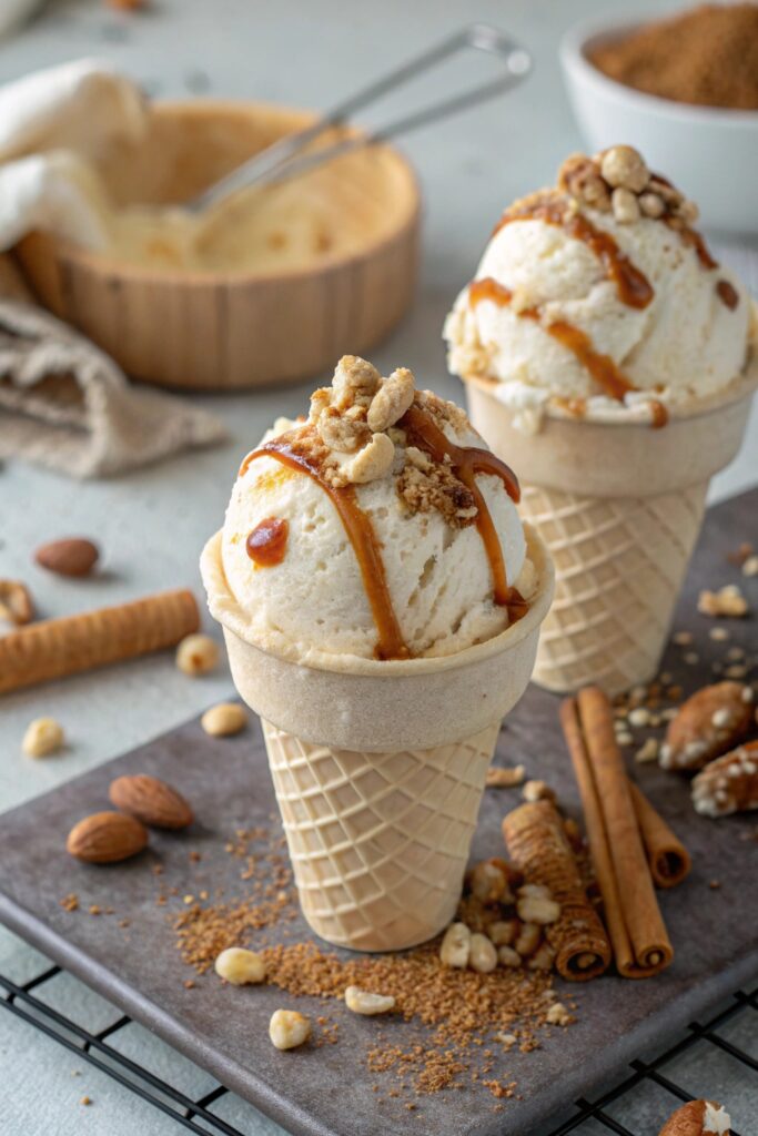 cinnamon infused frozen delight