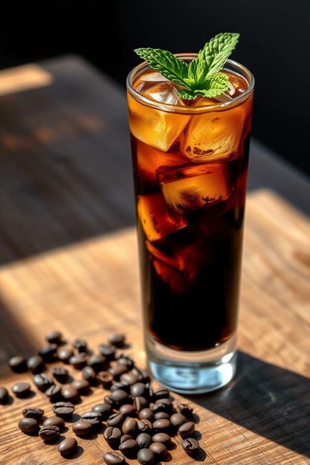 iced coffee with espresso
