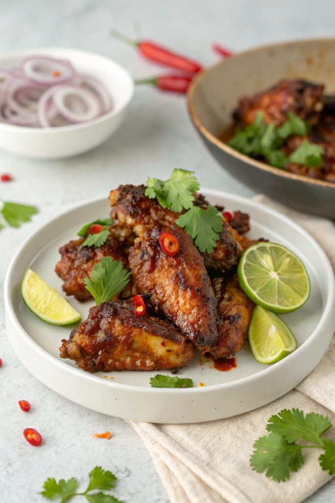 spicy caribbean chicken wings