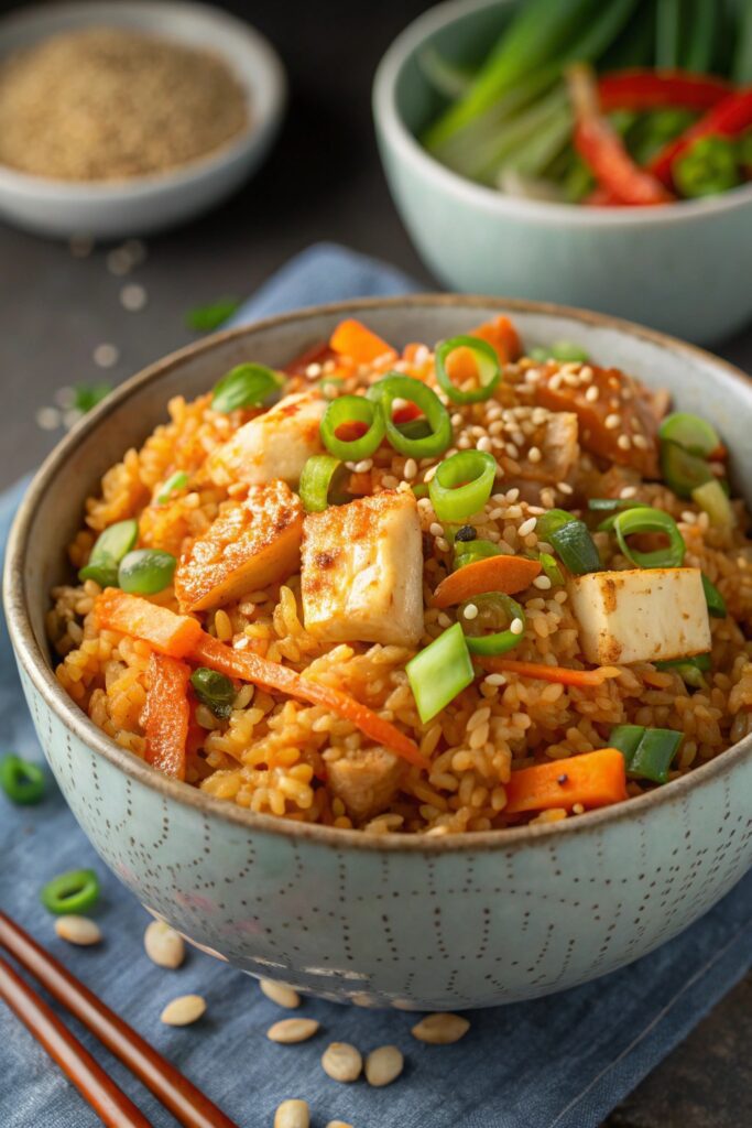 spicy kimchi fried rice
