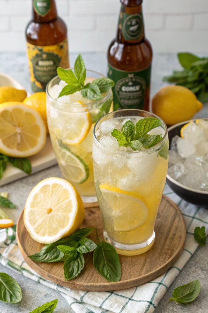 lemon basil beer delight