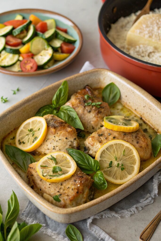 lemon basil marinated chicken