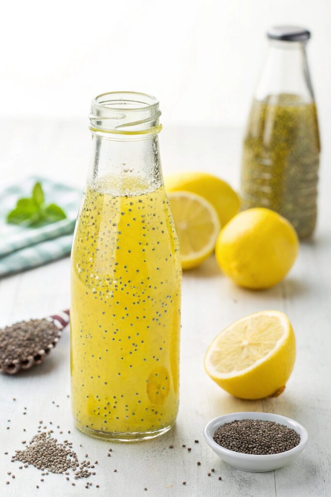 lemon chia seed hydration