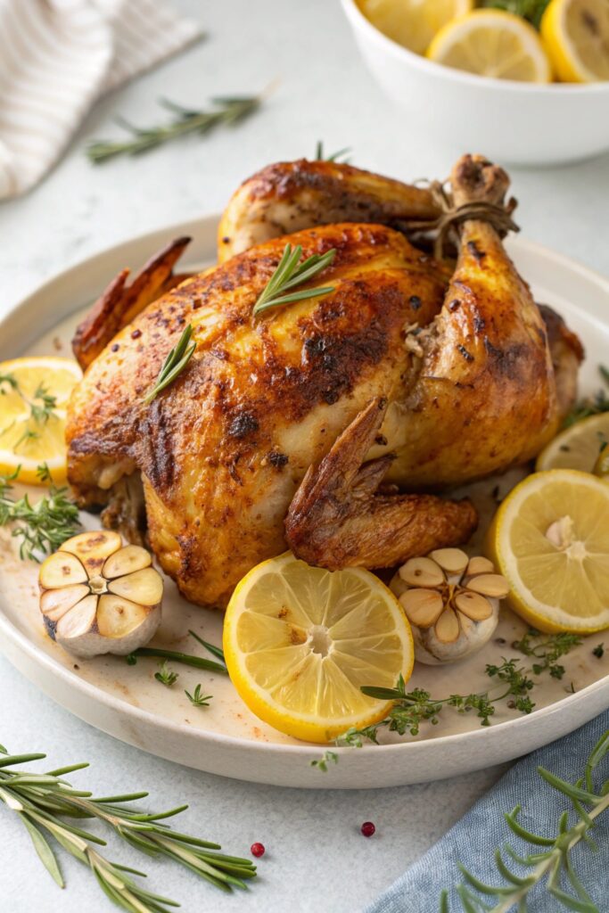 lemon garlic infused roast