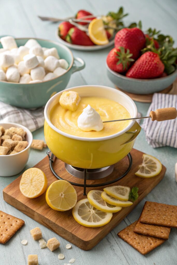 Lemon Meringue Pie Fondue