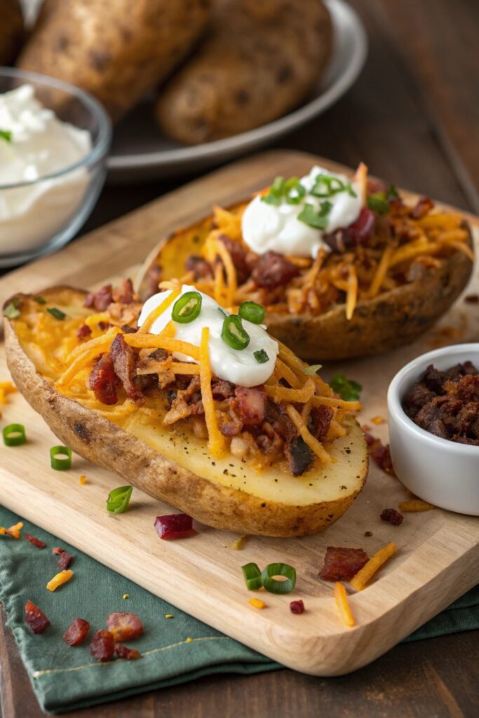 savory crispy potato skins