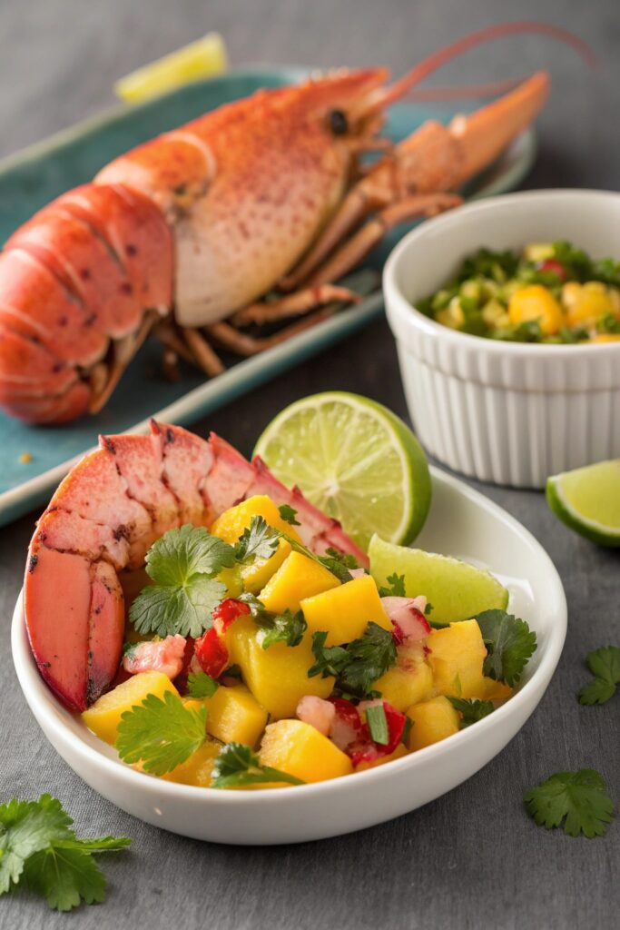 lobster mango salsa delight
