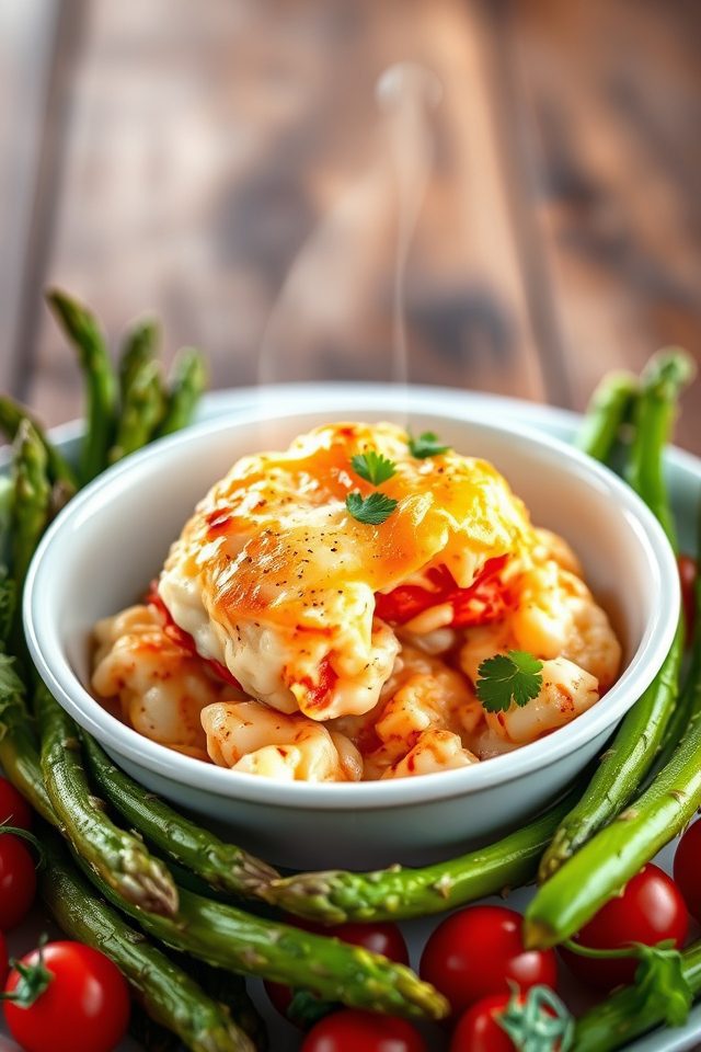 lobster in creamy sauce