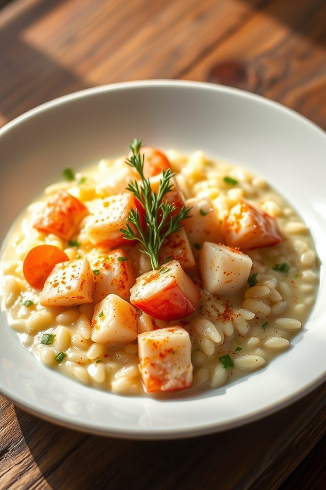 lobster risotto creamy luxury