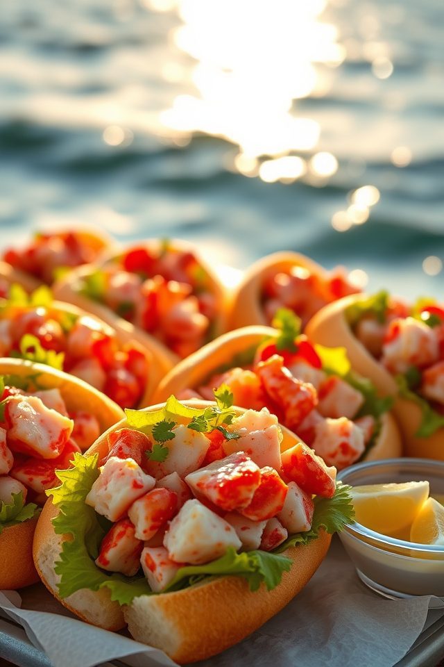 lobster roll sandwich delight