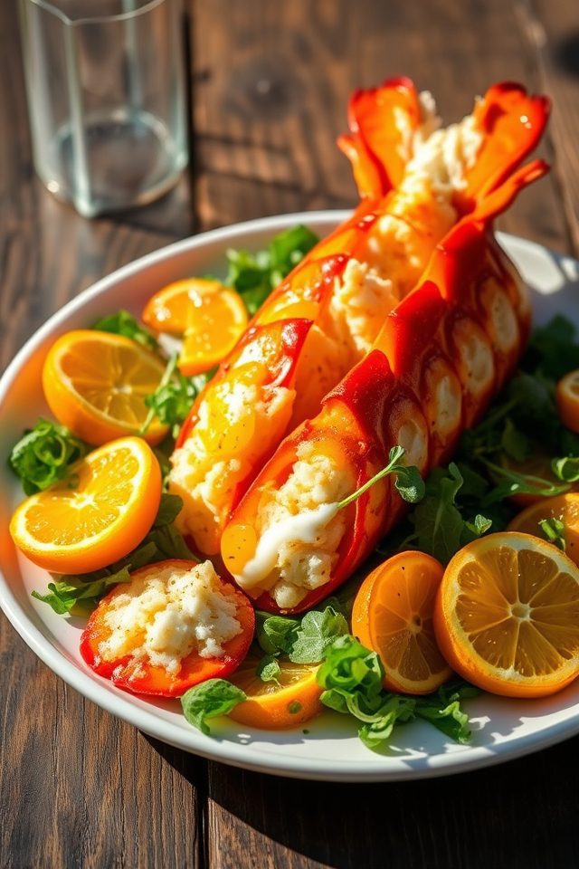 lobster salad with citrus